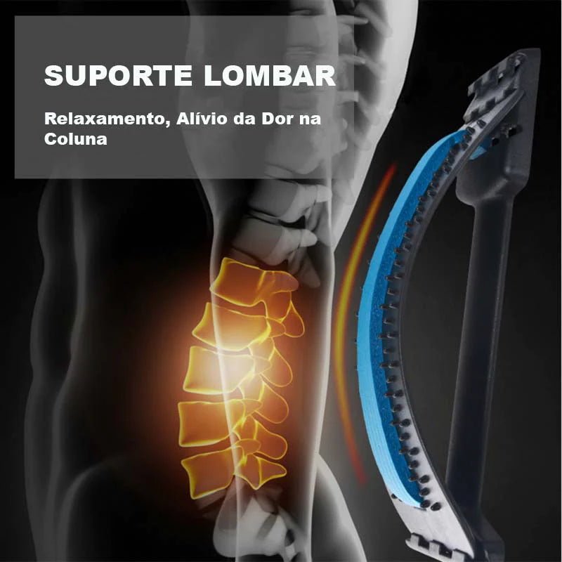 MASSAGEADOR MAGNETOTERAPIA - LOMBAR, COSTAS, CINTURA & CERVICAL - ALIVIO DA DOR