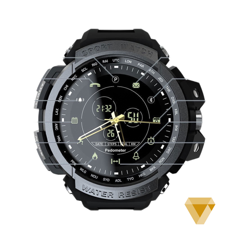 Smartwatch Military Sport